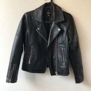 Topshop leather jacket